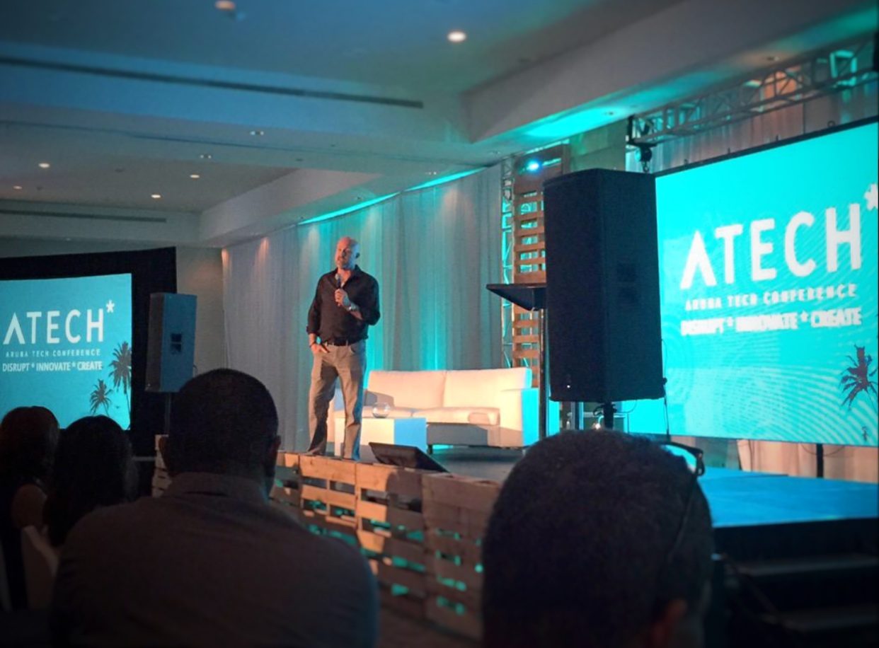 Conference keynote stage